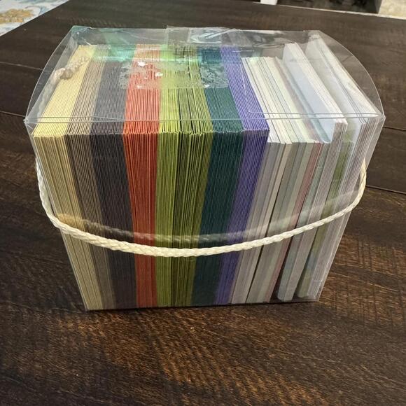 Carlton Cards Note Cards Envelopes Set 200 Count Multicolor Blank Stationary - Picture 3 of 6